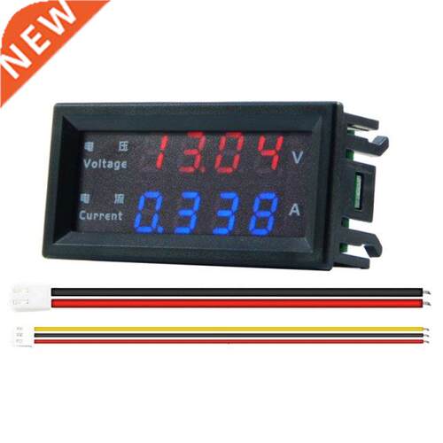 High Precision DC 100V 200V 10A Voltmeter Ammeter Digital Di