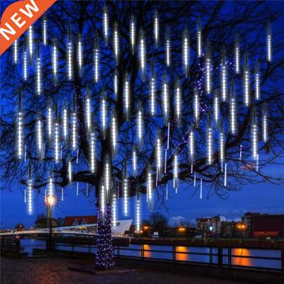 50CM Upgrade Falling Rain Lights 384 LED Meteor Shower Rain