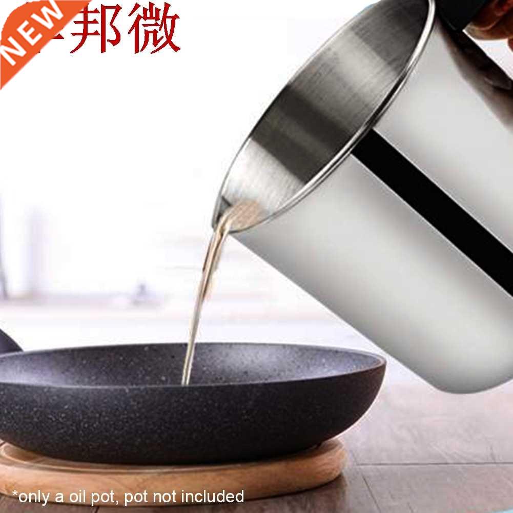 Passoire à huile en acier inoxydable | Outil de rangement d