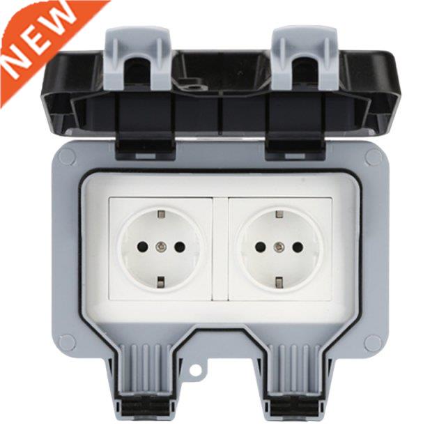 IP66 Weatherproof Waterproof Outdoor Wall Power Socket 16A D