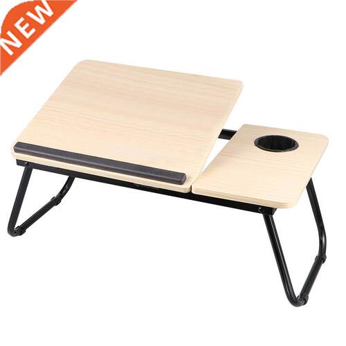 1PC Folding Computer Desk 4 Levels Adjustable Lift Computer