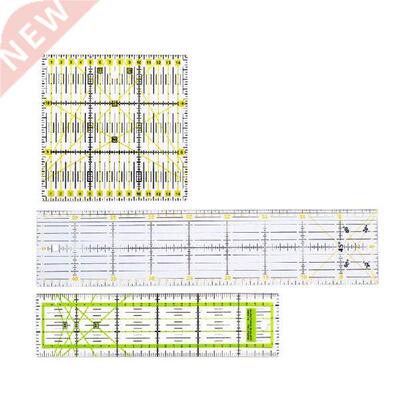3pcs Clear Quilting Yardstick Rulers Patchwork Sewing Ruler