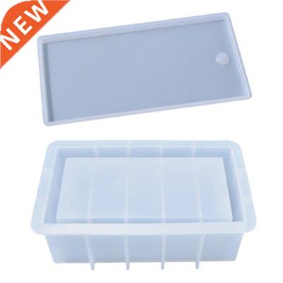 Dominoes Box with Lid Epoxy Resin Mold Chess Tissues Storage