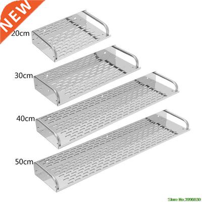 Stainless Steel Kitchen Bathroom Shelf Wall-mounted Storage
