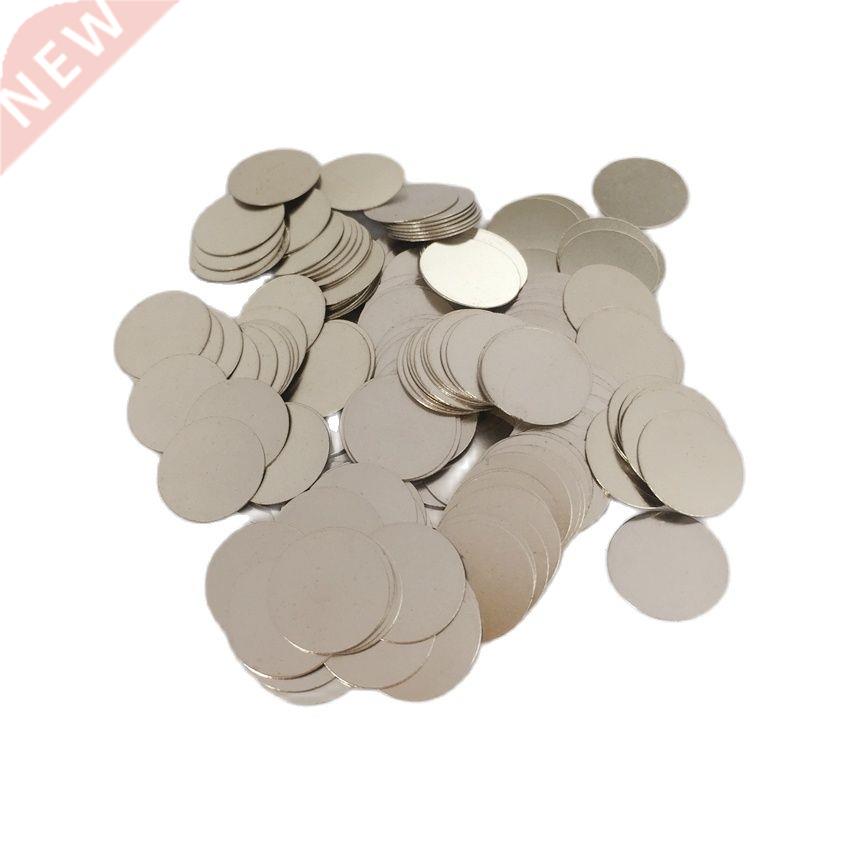 Steel plate 100pcs/pack Dia12x0.3/Dia15x0.3/dia18x0.3mm stee