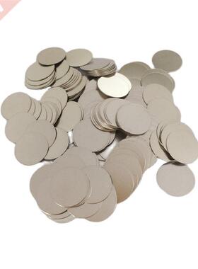 Steel plate 100pcs/pack Dia12x0.3/Dia15x0.3/dia18x0.3mm stee