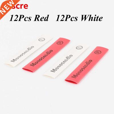 24pcs Monosaudio Heat Shrink Tube 8mm Insulated Sleeving Tub
