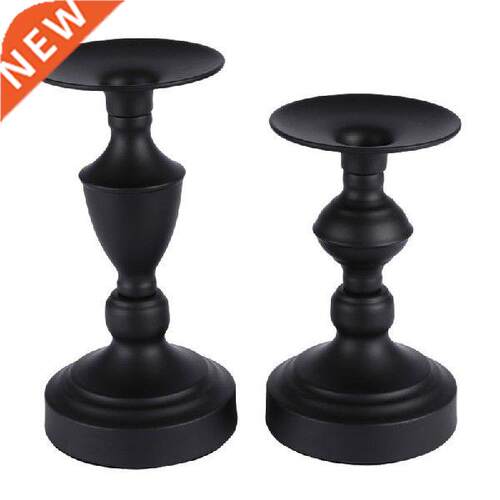 K1MF Besi Tempat Lilin Pemegang Lilin Dekoratif Tempat