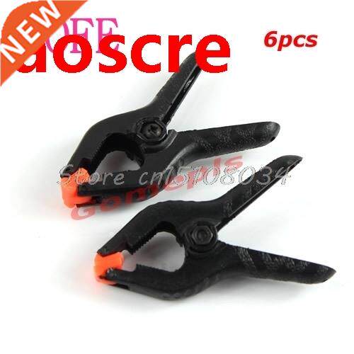New 6 PCS Hard Plastic Micro Spring Clamps Set  Tools Gri