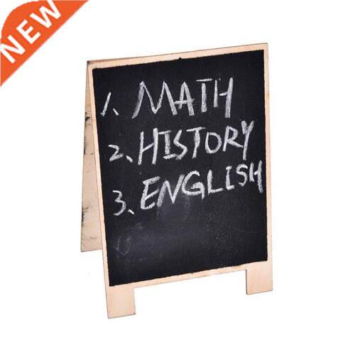 HOT Vintage Mini Wood Chalkboard Blackboard  Wooden Place