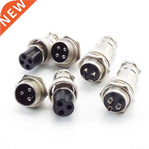 GX16 Nut type Male & Female Electrcal Connector 2/3/4/5/