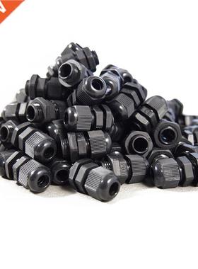PG7 Black Nylon Strain Relief,Cord Grip,Cable Gland 3.5-6 mm