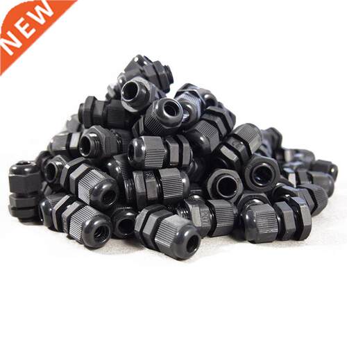 PG7 Black Nylon Strain Relief,Cord Grip,Cable Gland 3.5-6 mm