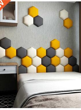 Buy 10 Get 12 Hexagonal Headboard D Wall Stickers Bedroom L