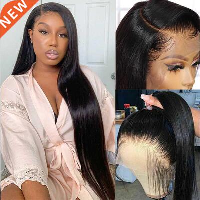 360 Lace Front Human Hair Wigs Brazilian Straight 13x4 Lace