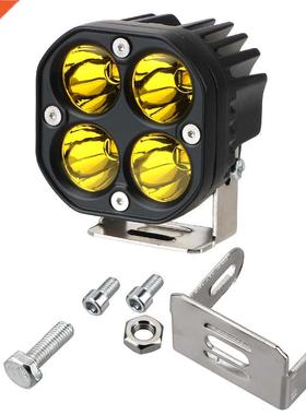 1PC LED Lights Motorcycle Driving Lights Square Spotlight