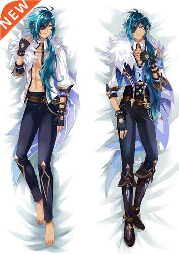 Genshin Impact Dakimakura Handsome Kaeya Xiao Pillow cover H