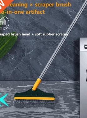 Floor Scru rush 2 In 1 Long Handle Wiper Stiff ristle Win