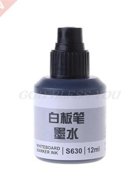 *12ml Refill Ink Refilling Inks Whiteboard Marker Pen Black