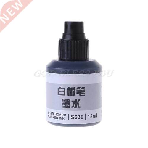 *12ml Refill Ink Refilling Inks Whiteboard Marker Pen Black