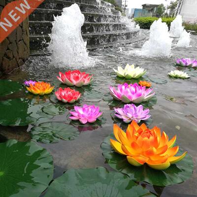 1 Pcs Floating Lotus Mixed Color Artificial Flower Lifelike