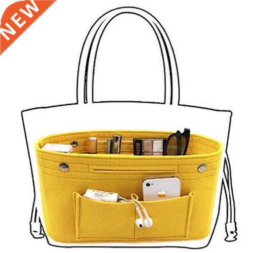 Obag Felt Cloth nner Bag Women Fashon Handbag Mult-pocket