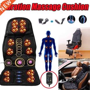 D Memory Foam Massage Chair Van Cushion Pad Back Massager