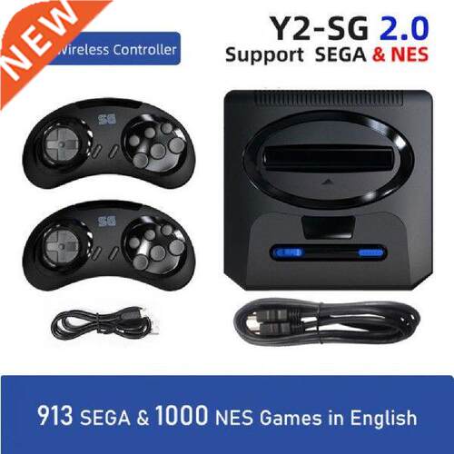 16-bit Wireless Retro Game Console For SEGA NES Genesis