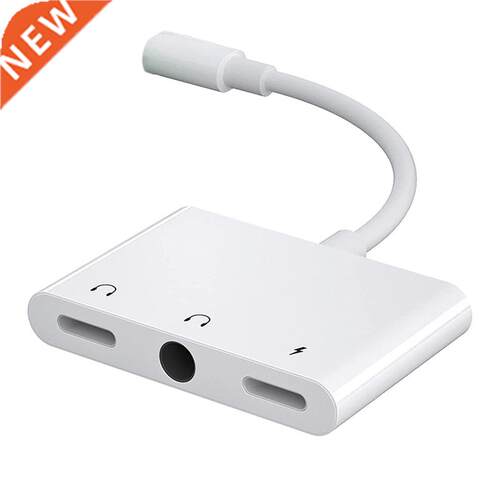 Headphone Adapter with Charger, .5mm AUX Audio Charger Spli