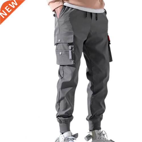 Pants Sold Color Thn Male Men Beam Feet Cargo Pants for Da