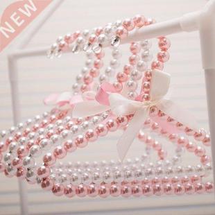 Kids Pearl Plastic Hanger Child Clothes Rack Pet Dog Mini