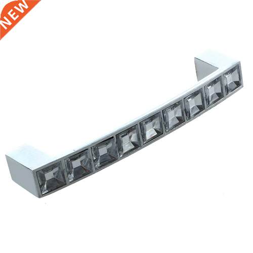 2 X Door drawer cloCrystal with screw 96 MM handle