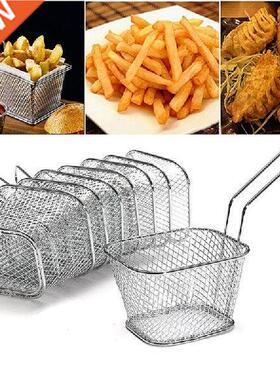 1Pcs Stainless Steel French Fries Basket Mini Frying Basket