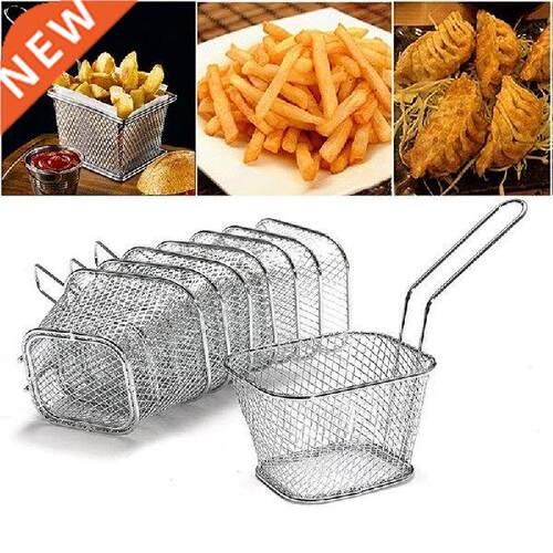 1Pcs Stainless Steel French Fries Basket Mini Frying Basket