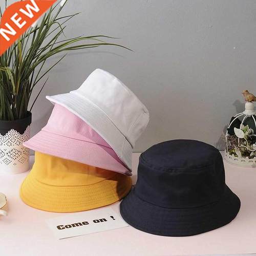 Unisex Cotton Bucket Hat Summer Sunscreen Panama Fisherman H