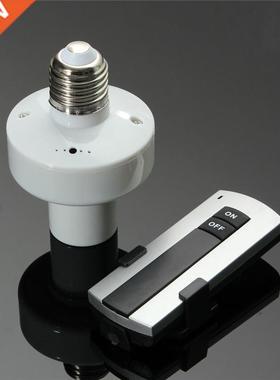 10M E27 Screw Remote Control Bulb Holder Cap Socket SwitchOn