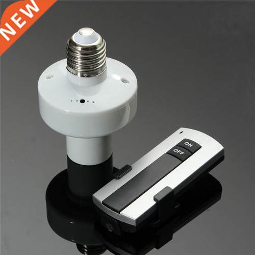 10M E27 Screw Remote Control Bulb Holder Cap Socket SwitchOn