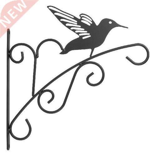 Flower Stand Wall-Mounted Butterfly Pattern Bracket Outdoor
