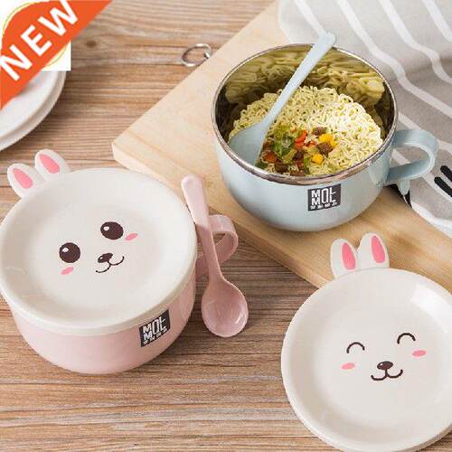 Family Stainless Steel Double Layer Anti-hot Bubble Noodle