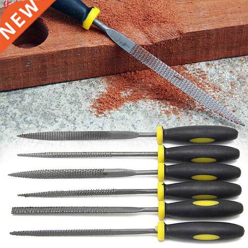6Pcs 140 ini etal Filing Rasp Needle File Wood Tools Han