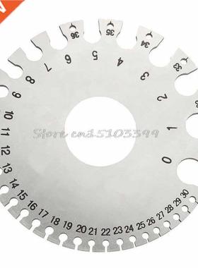 Round AWG SWG Wire Thickness easurer Tester Ruler Gauge Dia