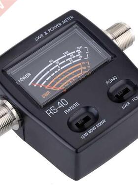 Black Power Meter SWR Standing Wave Ratio Watt Meter Energy