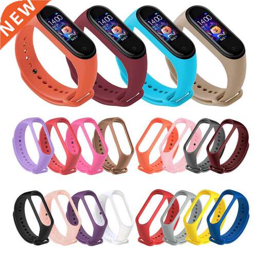 Soft Band Bracelet For Xiaomi Mi Band 4 5 6 7 Silicone Strap