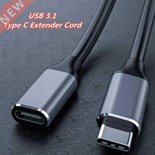 USB3.1 Type C Extension Cable Type C Extender Cord 4K HD Ma
