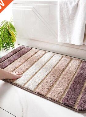 Geometric Carpet Absorbent Shower Bathroom Doormat Super