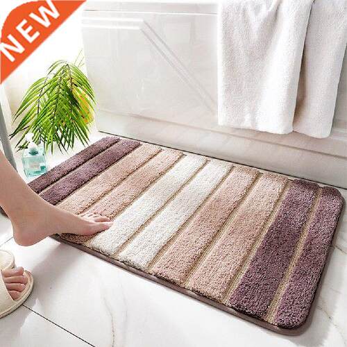 Geometric Carpet Absorbent Shower Bathroom Doormat Super