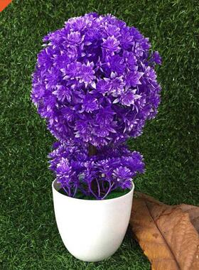 Artificial Flower Plant Big Ball Bonsai Garden Wedding