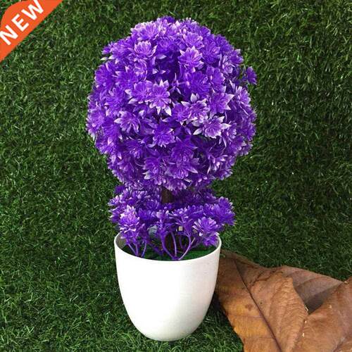Artificial Flower Plant Big Ball Bonsai Garden Wedding