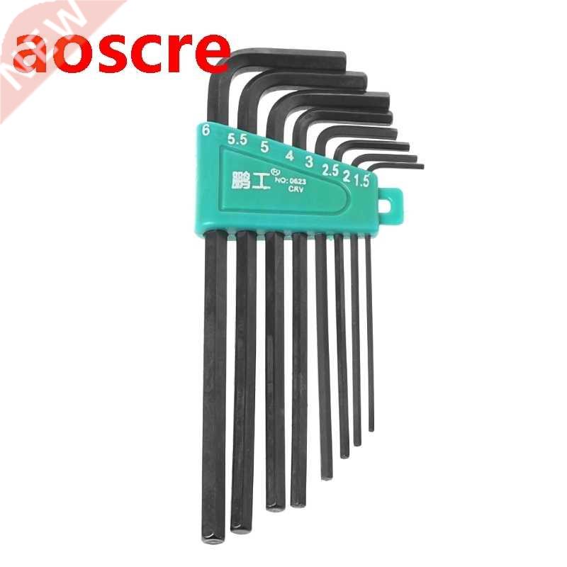 8Pcs/Set 1.5mm-6mm Hexagon Hex Allen Key Wrench Kit Spanner