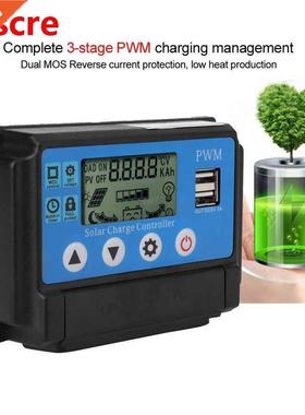 60A/50A/40A/30A/20A/10A Solar Charger Controller 12V 24V Aut